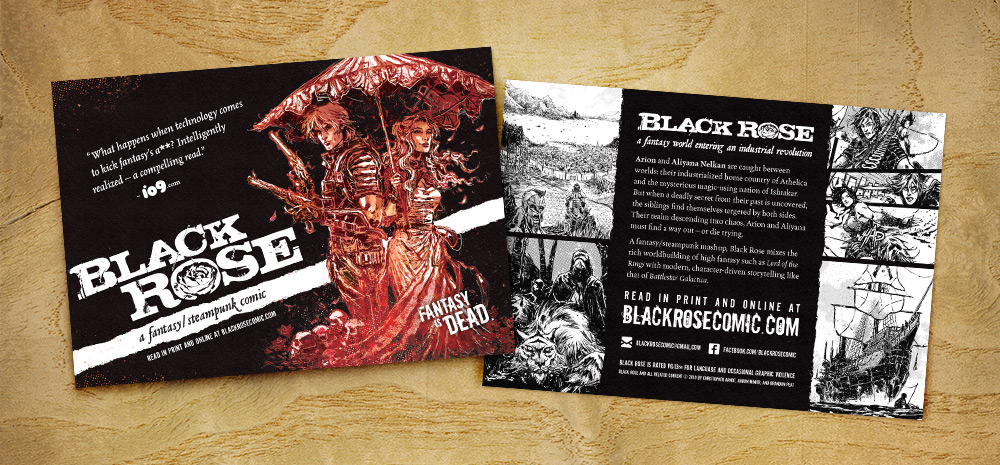 Black Rose: Postcard